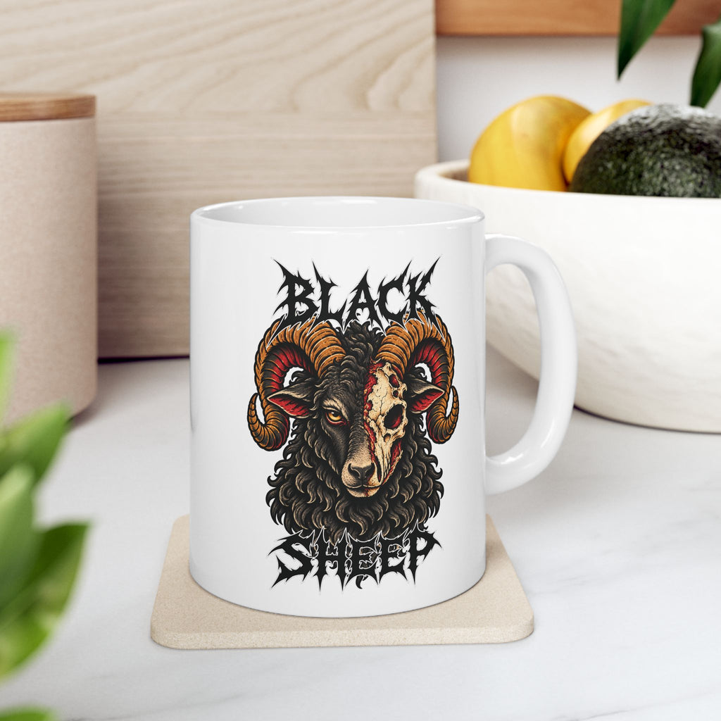 Black Sheep Tattoo Flash Coffee Mug (11oz & 15oz)