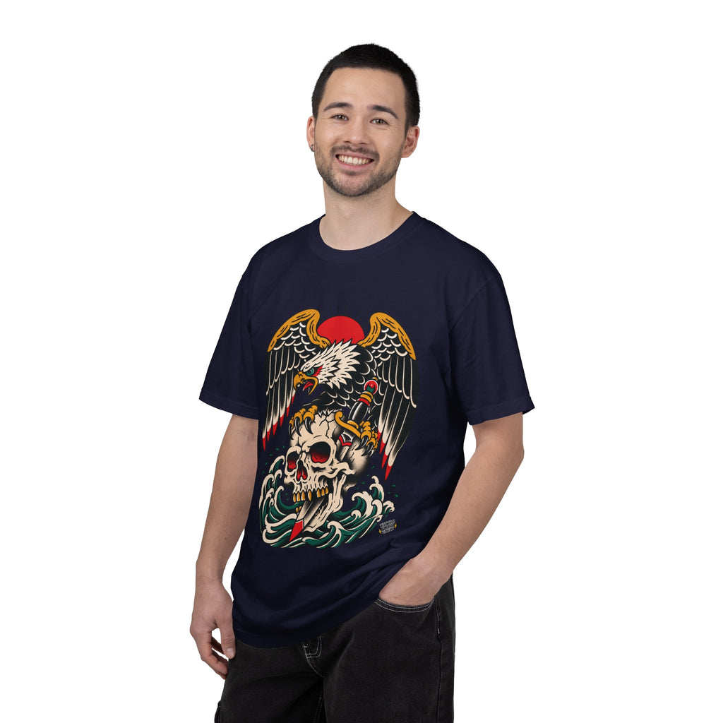 American Traditional Eagle & Skull Tattoo Flash T-Shirt