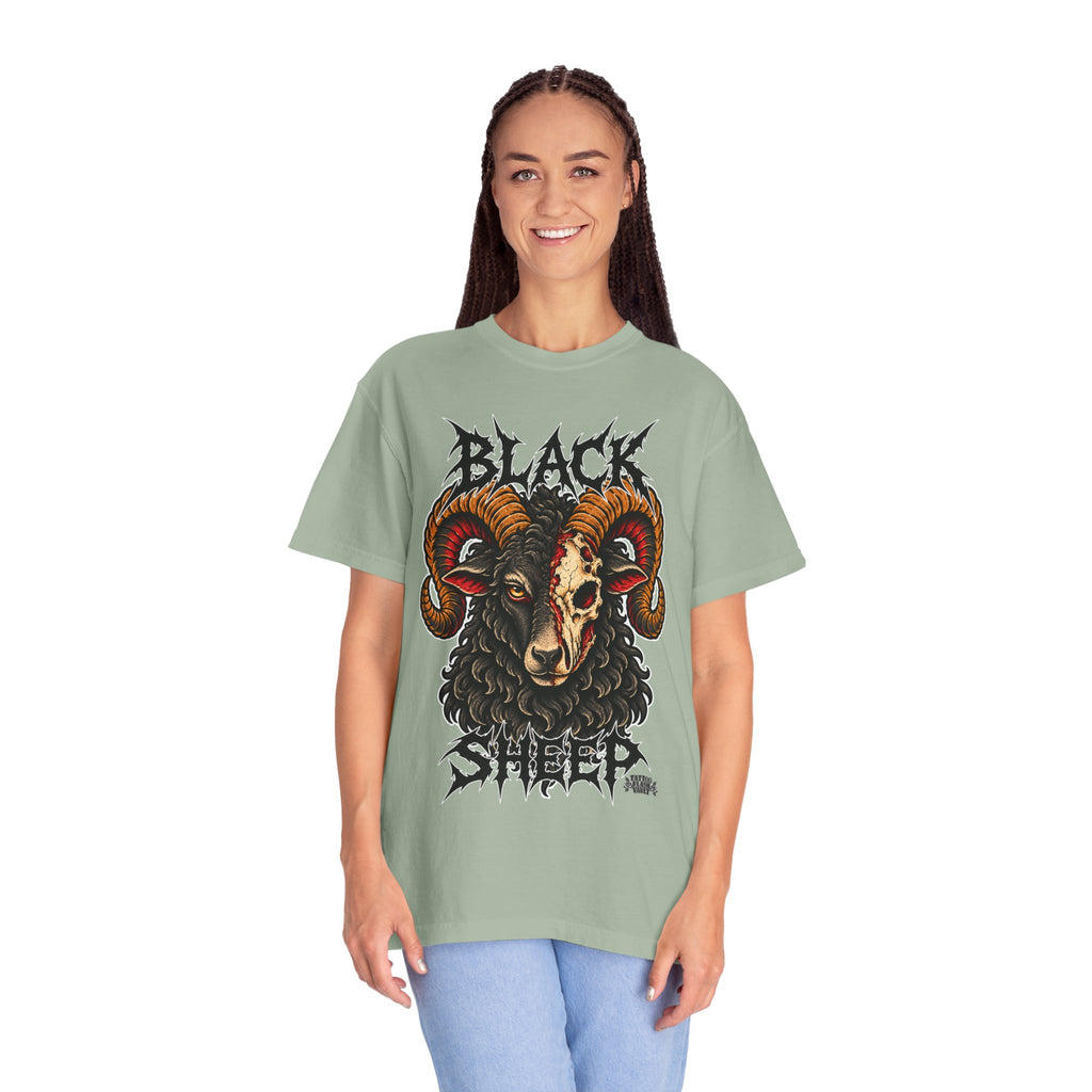 Black Sheep Tattoo Flash T-Shirt