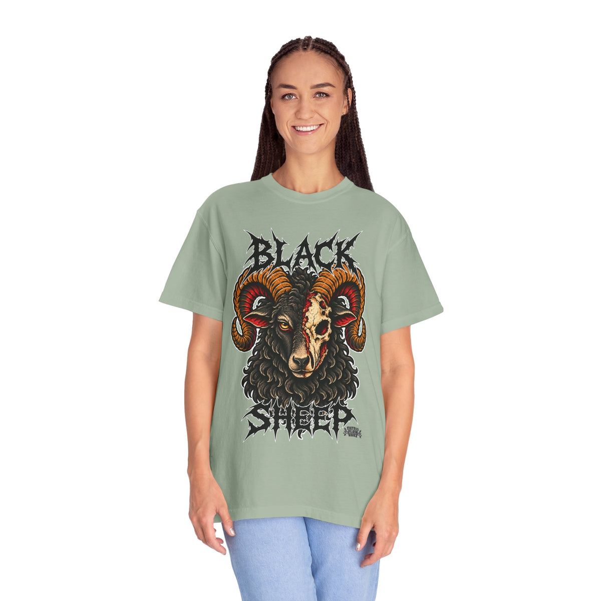 Black Sheep Tattoo Flash T-Shirt