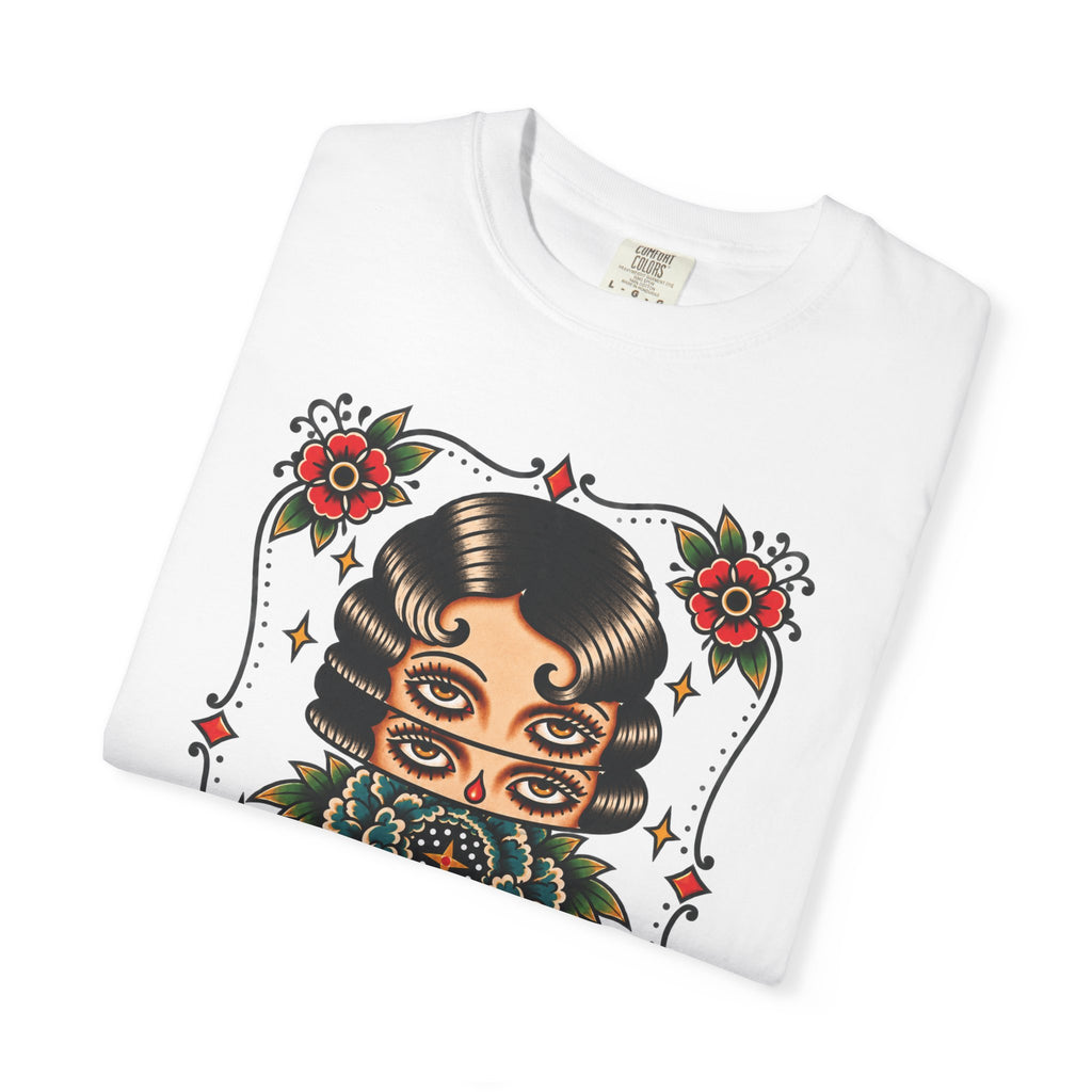 Floral Surrealism Tattoo Flash Sheet T-Shirt