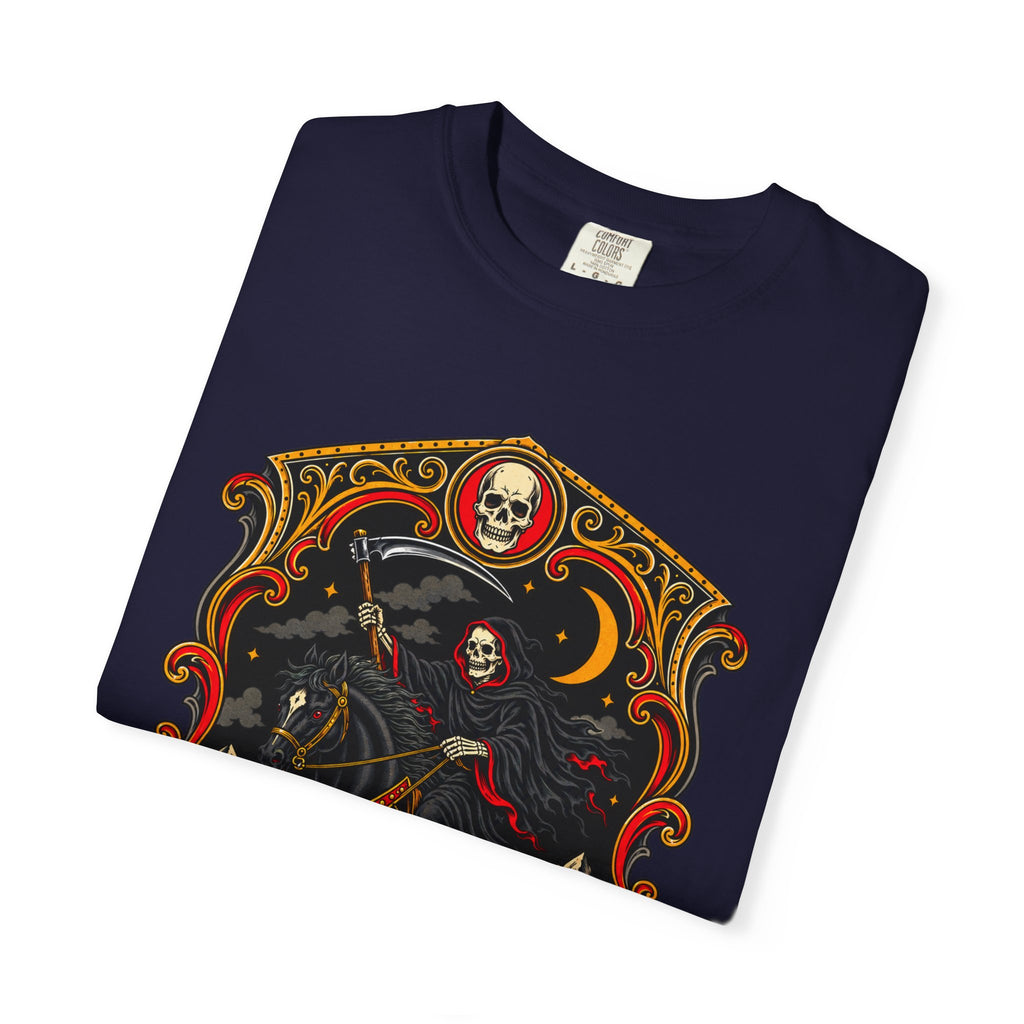 Grim Reaper Horseman Tattoo Flash T-Shirt