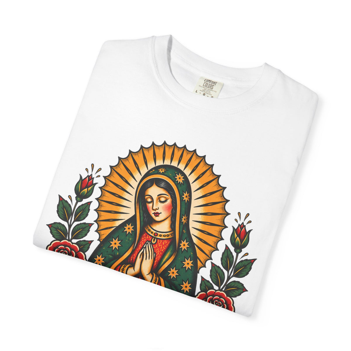 Our Lady of Guadalupe Tattoo Flash T-Shirt