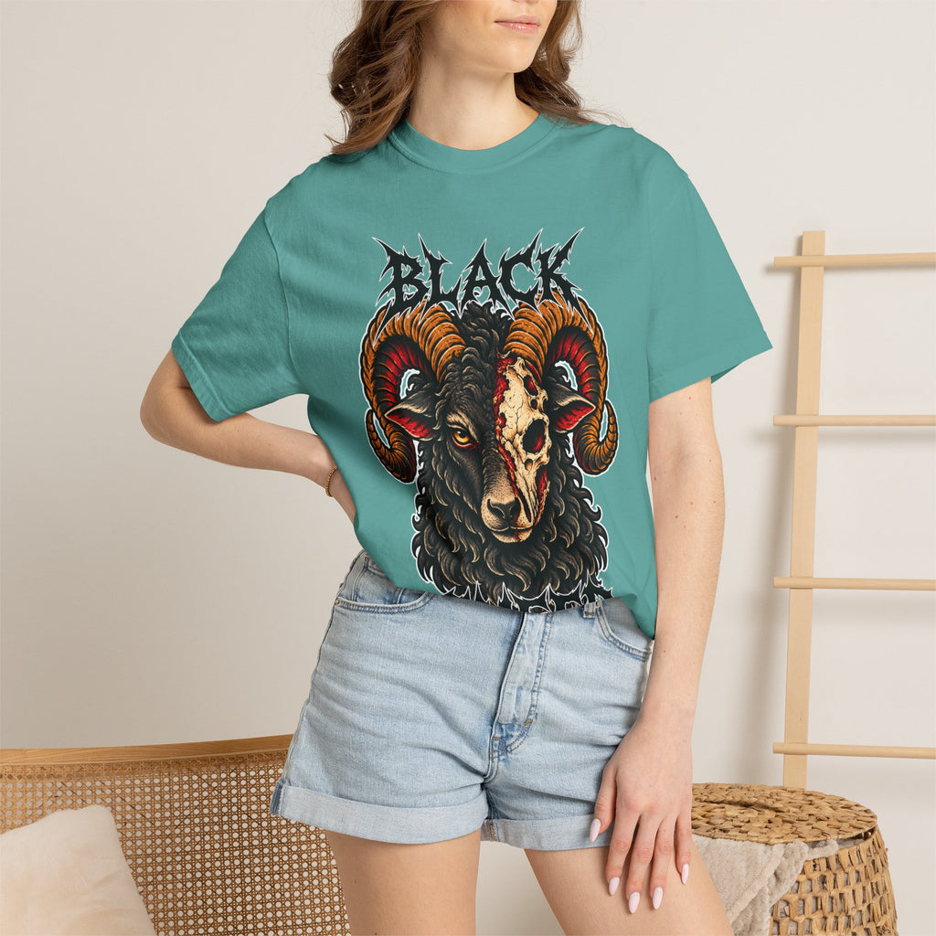 Black Sheep Tattoo Flash T-Shirt