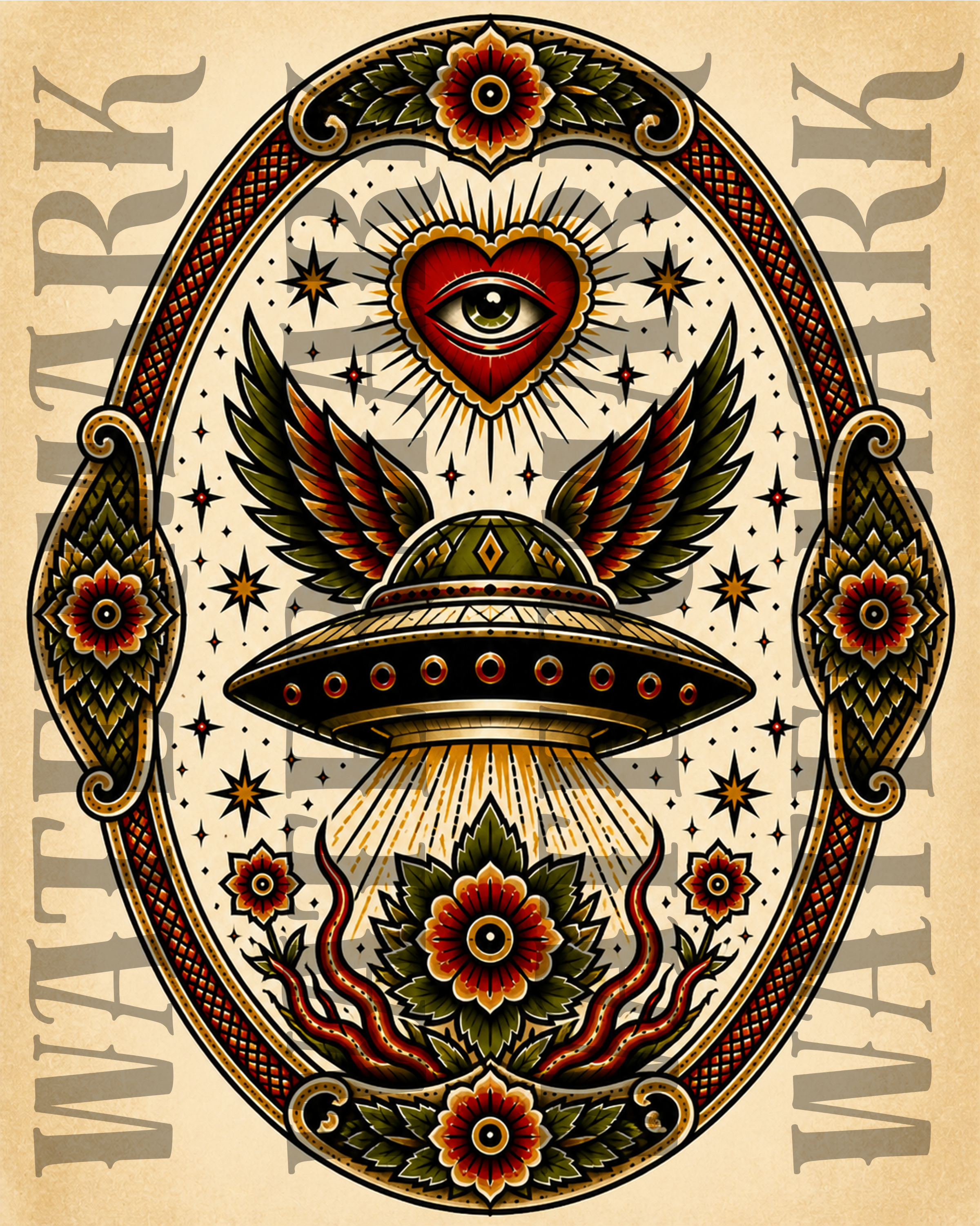 UFO Digital Print