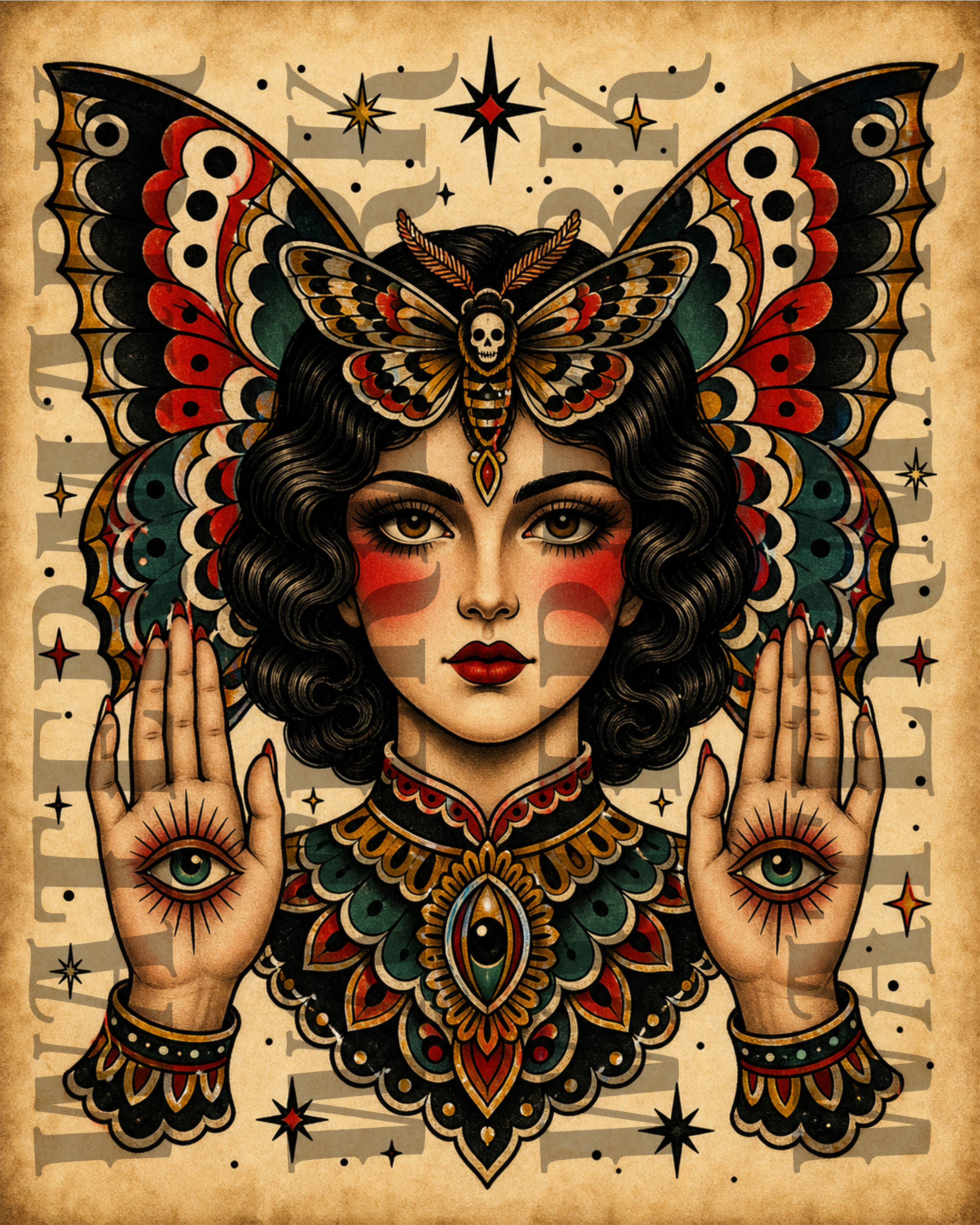 Gypsy Woman Digital Print