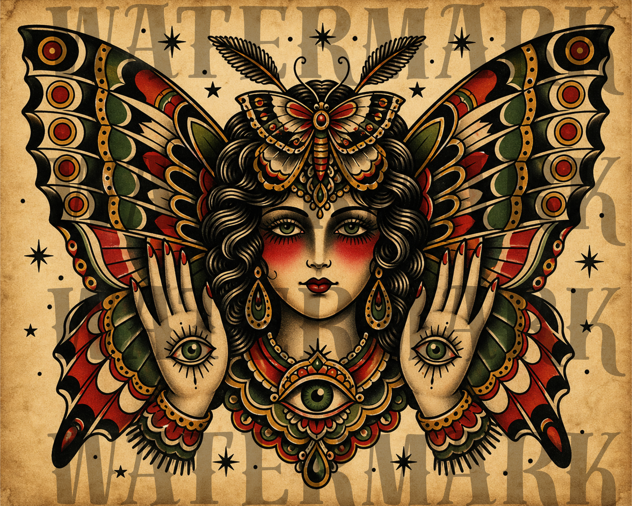 Mystic Moth Digital Print